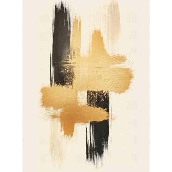 Kullan ja mustan kontrasti Kullan ja mustan kontrasti, 50x70 cm, musta alumiinikehys, 230 gsm mattapaperi