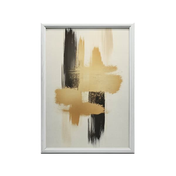 Kullan ja mustan kontrasti Kullan ja mustan kontrasti, 50x70 cm, musta alumiinikehys, 230 gsm mattapaperi