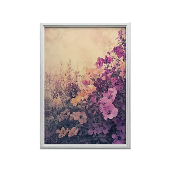 Floral Peace Floral Peace, 50x70 cm, lys egetræsramme, 230 gsm mat papir