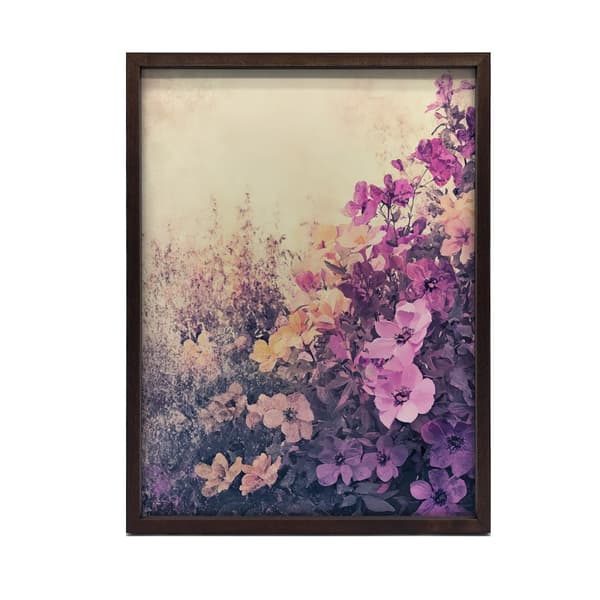 Floral Peace Floral Peace, 60x90 cm, guld aluminiumsramme, 230 gsm mat papir