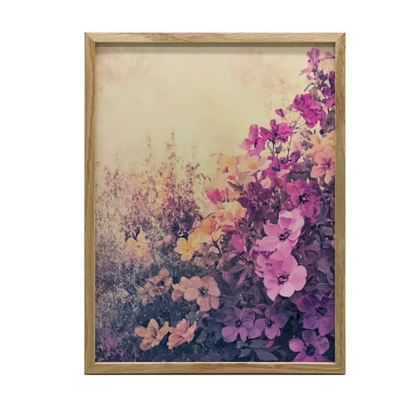 Floral Peace Floral Peace, 70x100 cm, mörkbrun träram, 230 gsm matt papper