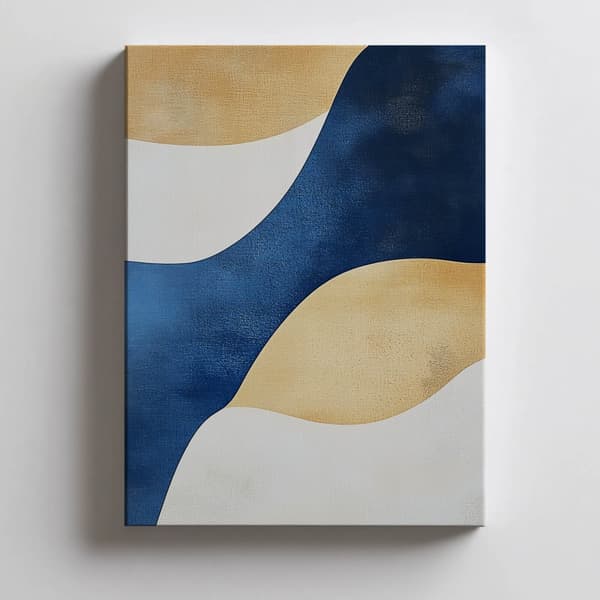 Waves in Shades of Blue Waves in Shades of Blue, 40x50 cm, svart aluminiumram, 230 gsm matt papper