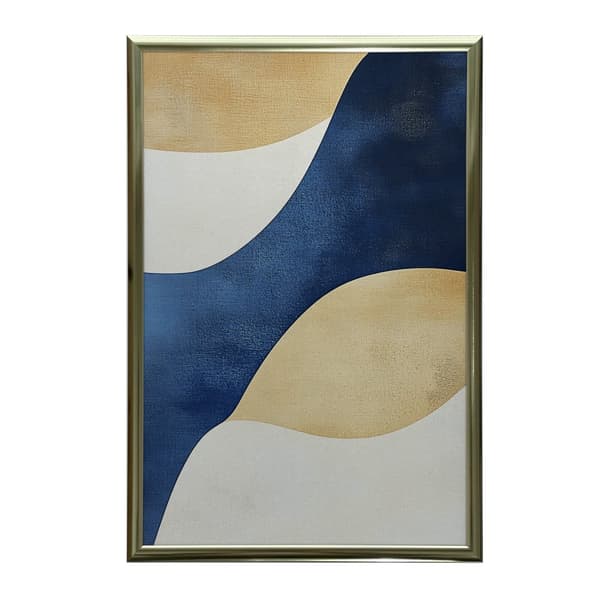 Waves in Shades of Blue Waves in Shades of Blue, 40x50 cm, svart aluminiumram, 230 gsm matt papper