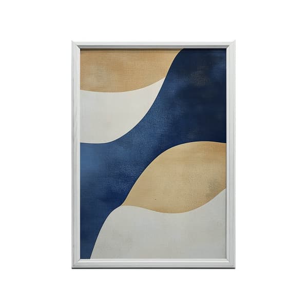Waves in Shades of Blue Waves in Shades of Blue, 40x50 cm, svart aluminiumram, 230 gsm matt papper