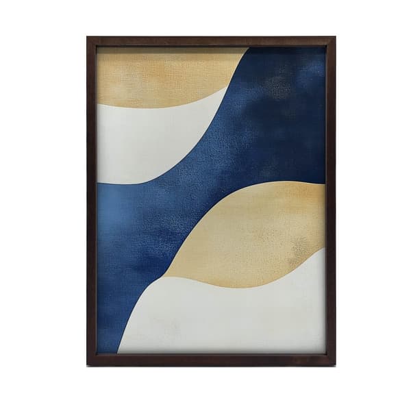 Waves in Shades of Blue Waves in Shades of Blue, 40x50 cm, svart aluminiumram, 230 gsm matt papper