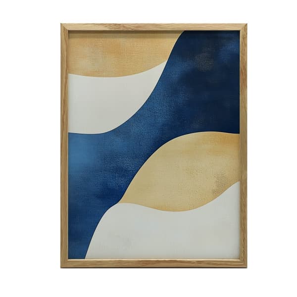 Waves in Shades of Blue Waves in Shades of Blue, 40x50 cm, svart aluminiumram, 230 gsm matt papper