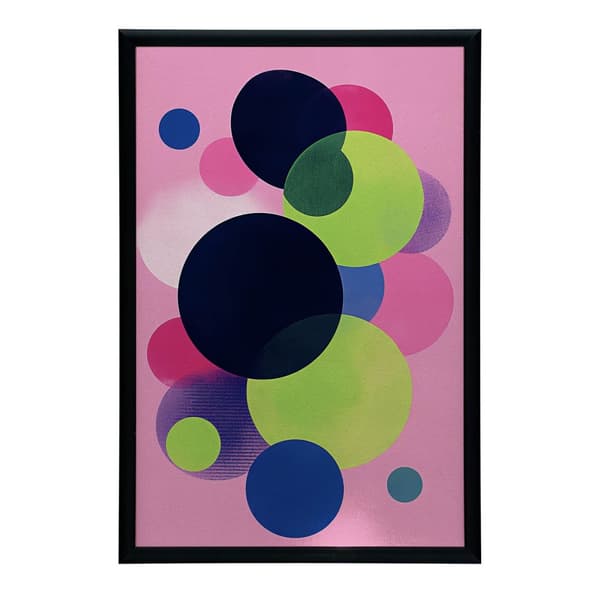 Chaos in Circles Chaos in Circles, 30x40 cm, vit träram, 230 gsm matt papper