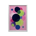 Miniatyrbillede 6 af 10: Chaos in Circles Chaos in Circles, 70x100 cm, sort aluminiumsramme, 230 gsm mat papir