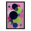 Miniatyrbillede 8 af 10: Chaos in Circles Chaos in Circles, 70x100 cm, sort aluminiumsramme, 230 gsm mat papir