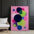 Miniatyrbillede 10 af 10: Chaos in Circles Chaos in Circles, 70x100 cm, sort aluminiumsramme, 230 gsm mat papir