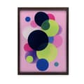 Miniatyrbillede 2 af 10: Chaos in Circles Chaos in Circles, 70x100 cm, sort aluminiumsramme, 230 gsm mat papir