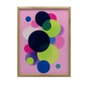 Miniatyrbillede 1 af 10: Chaos in Circles Chaos in Circles, 70x100 cm, sort aluminiumsramme, 230 gsm mat papir