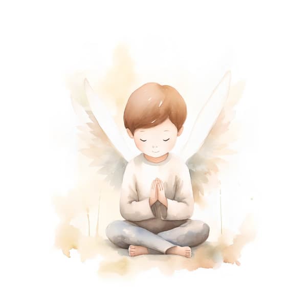 Plakat Pious Contemplation Plakat Pious Contemplation, 40x50 cm, sort aluminiumsramme, 230 gsm mat papir