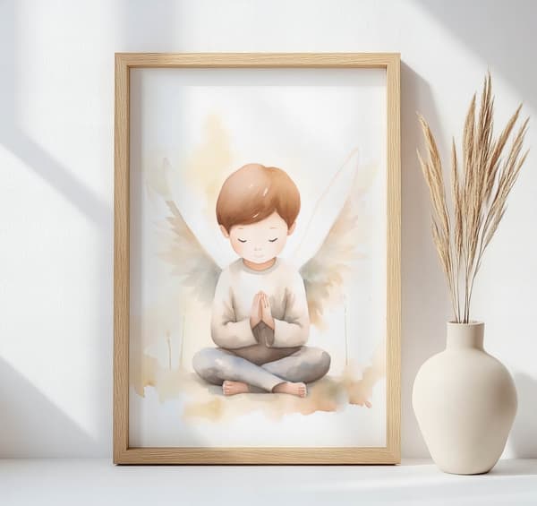 Plakat Pious Contemplation Plakat Pious Contemplation, 40x50 cm, sort aluminiumsramme, 230 gsm mat papir