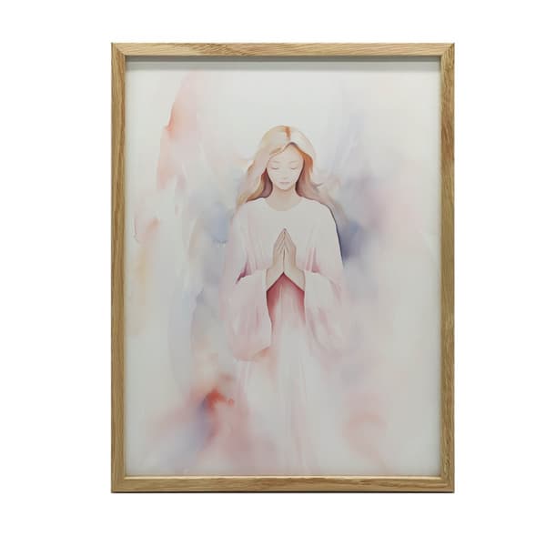 Pink Angel Charm Poster Pink Angel Berlock Poster, 50x70 cm, guld aluminiumram, 230 gsm matt papper