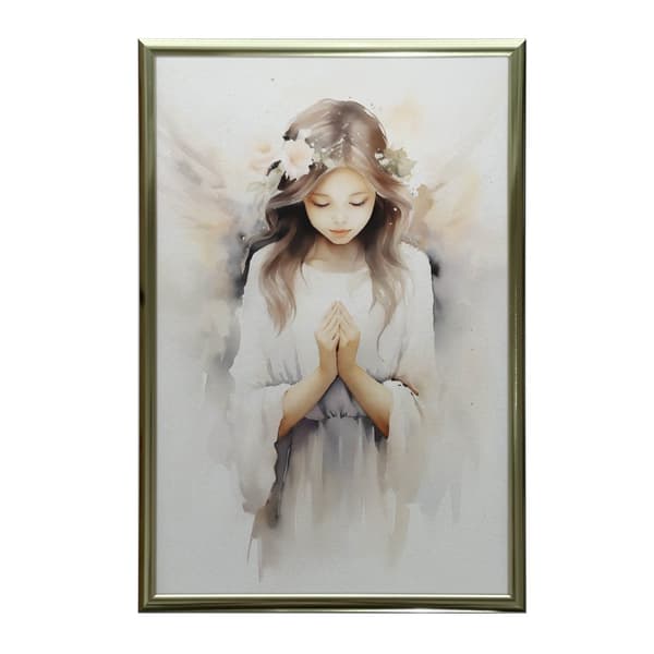 Poster Angel in Subtilty Poster Angel in Subtility, 40x50 cm, sort aluminiumsramme, 230 gsm mat papir