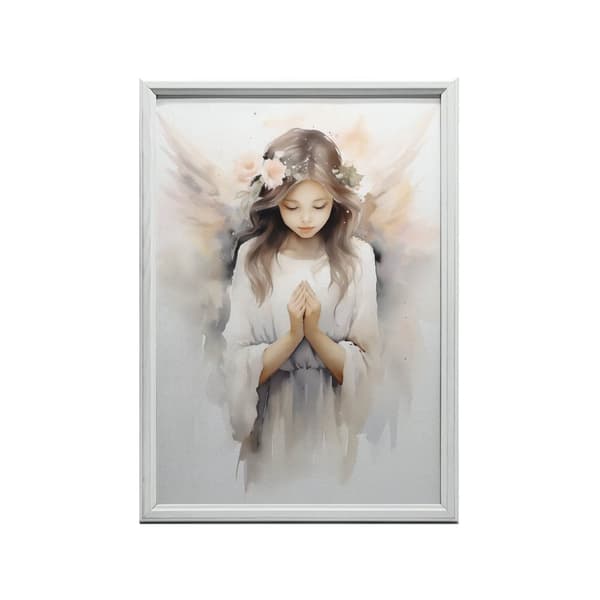 Plakat Angel in Subtilty Poster Angel in Subtility, 70x100 cm, lys egetræsramme, 230 gsm mat papir