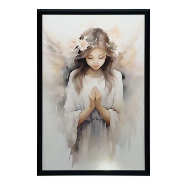 Plakat Angel in Subtilty Poster Angel in Subtility, 70x100 cm, lys egetræsramme, 230 gsm mat papir