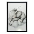 Miniatyrbild 8 av 11: Affisch Sleepy Elephant on a Cloud Affisch Sleepy Elephant on a Cloud, 70x100 cm, oinramad, premiumduk på bår