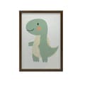 Pikkukuva 7 / 11: Hymyilevä dinosaurusjuliste Hymyilevä dinosaurusjuliste, 60x90 cm, kultainen alumiinikehys, 230 gsm mattapaperi