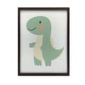 Pikkukuva 2 / 11: Hymyilevä dinosaurusjuliste Hymyilevä dinosaurusjuliste, 60x90 cm, kultainen alumiinikehys, 230 gsm mattapaperi