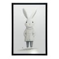 Miniatyrbillede 8 af 11: Plakat Sød kanin i en sweater Plakat Sød kanin i en sweater, 70x100 cm, lys egetræsramme, 230 gsm mat papir