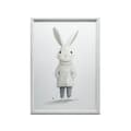 Miniatyrbillede 9 af 11: Plakat Sød kanin i en sweater Plakat Sød kanin i en sweater, 70x100 cm, lys egetræsramme, 230 gsm mat papir