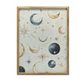 Miniatyrbillede 1 af 11: Lunar Harmony-plakat Lunar Harmony-plakat, 50x70 cm, uindrammet, premium lærred på båre