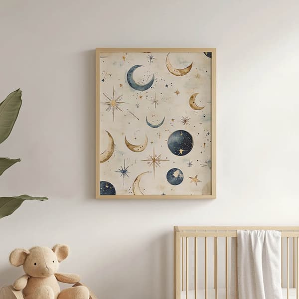 Lunar Harmony plakat Lunar Harmony plakat, 60x90 cm, sort aluminiumsramme, 230 gsm mat papir