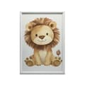 Miniatyrbild 10 av 11: Poster Cute Lion Poster Cute Lion, 30x40 cm, guld aluminiumram, 230 gsm matt papper