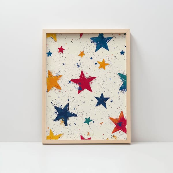 Star Colors plakat Star Colors plakat, 30x40 cm, rammeløs, 230 gsm mat papir