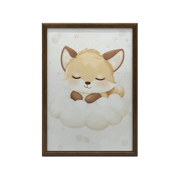 Juliste Suloinen kettu pilvessä Juliste Suloinen kettu pilvessä, 70x100 cm, kehystämätön, premium-kangas paareilla