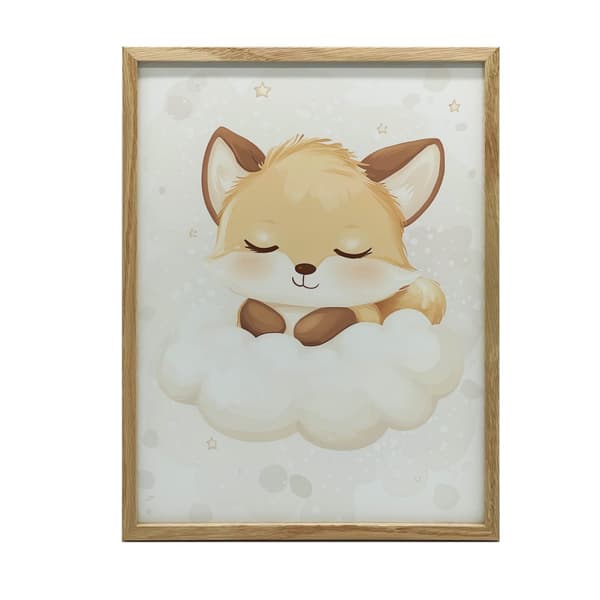 Juliste Suloinen kettu pilvessä Juliste Suloinen kettu pilvessä, 70x100 cm, kehystämätön, premium-kangas paareilla