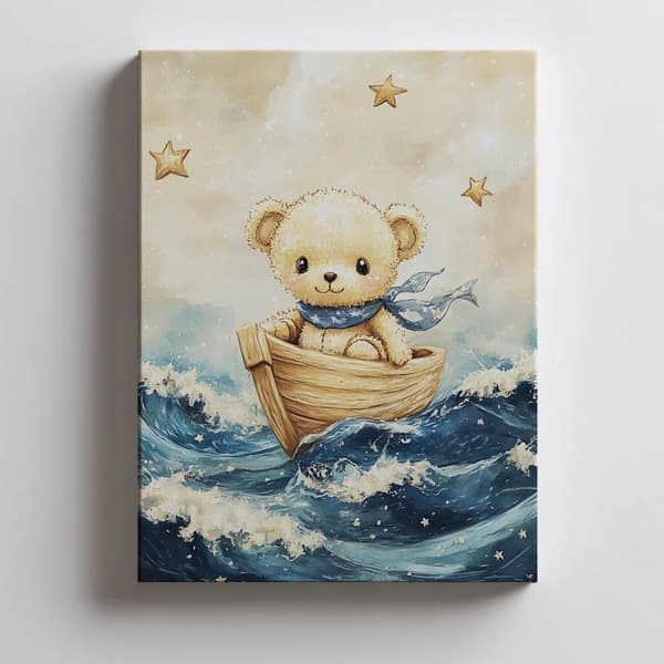 Poster Teddy Bear in Lodz Poster Teddy Bear in Lodz, 70x100 cm, svart aluminiumram, 230 gsm matt papper