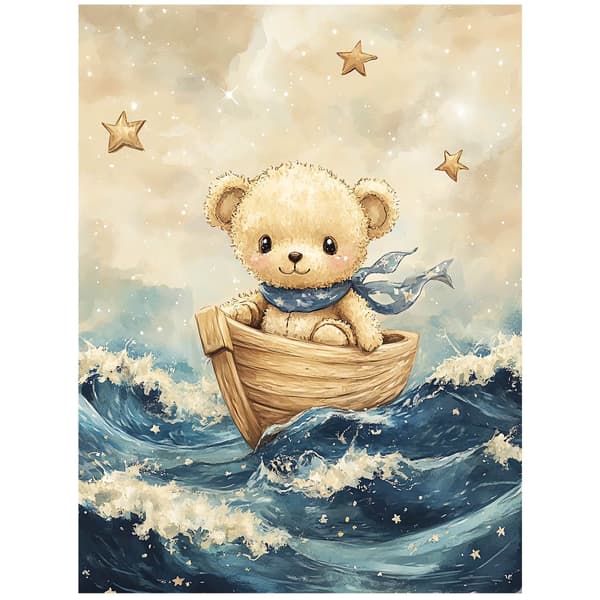 Plakat Bamse i Lodz Plakat Bamse i Lodz, 70x100 cm, mørkebrun træramme, 230 gsm mat papir