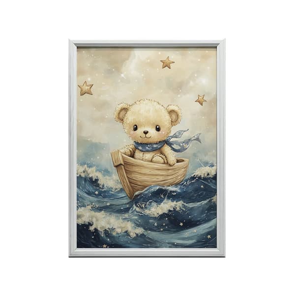 Plakat Bamse i Lodz Plakat Bamse i Lodz, 70x100 cm, mørkebrun træramme, 230 gsm mat papir