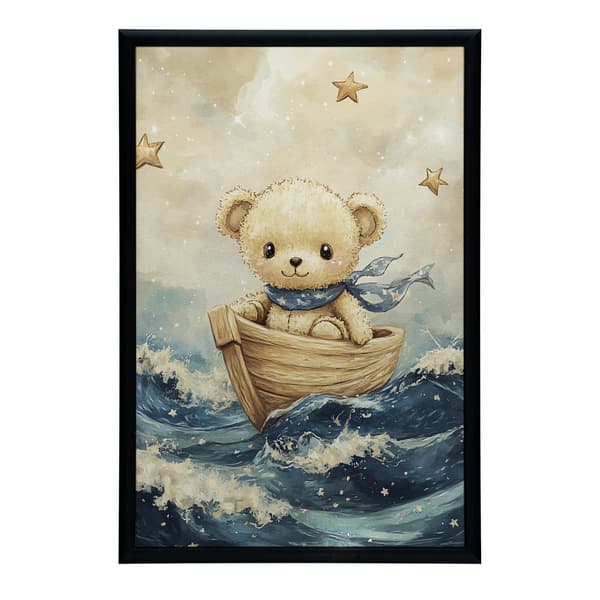 Plakat Bamse i Lodz Plakat Bamse i Lodz, 70x100 cm, mørkebrun træramme, 230 gsm mat papir