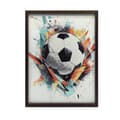 Miniatyrbillede 2 af 11: Football Energy-plakat Football Energy-plakat, 30x40 cm, guld-aluminiumsramme, 230 gsm mat papir