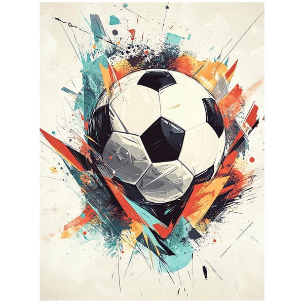 Football Energy-plakat Football Energy-plakat, 40x50 cm, rammeløs, 230 gsm mat papir