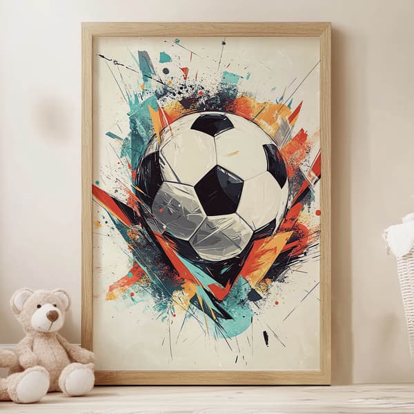 Football Energy-plakat Football Energy-plakat, 40x50 cm, rammeløs, 230 gsm mat papir