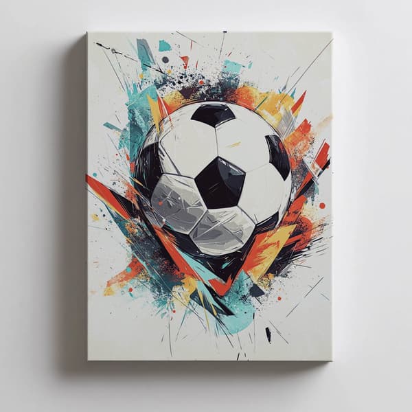 Football Energy Plakat Football Energy Plakat, 50x70 cm, mørkebrun træramme, 230 gsm mat papir