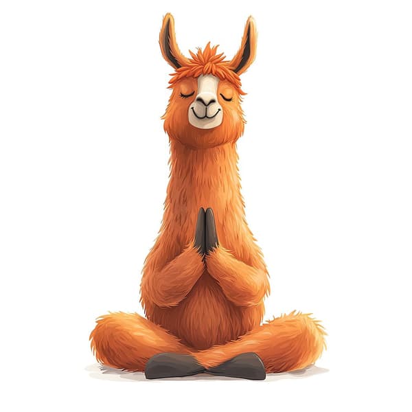 Meditoiva lama-juliste Meditoiva lama-juliste, 30x40 cm, musta alumiinikehys, 230 gsm mattapaperi