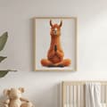 Pikkukuva 6 / 11: Meditoiva lama-juliste Meditoiva lama-juliste, 30x40 cm, musta alumiinikehys, 230 gsm mattapaperi