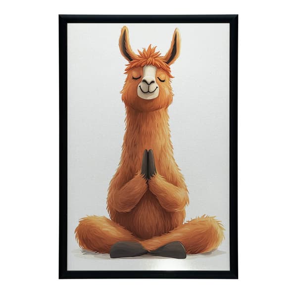 Meditoiva lama-juliste Meditoiva lama-juliste, 30x40 cm, musta alumiinikehys, 230 gsm mattapaperi