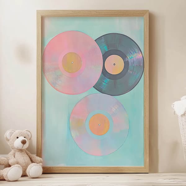 Melody of Colors -juliste Melody of Colors -juliste, 70x100 cm, kehystämätön, premium-kangas paarikehyksessä