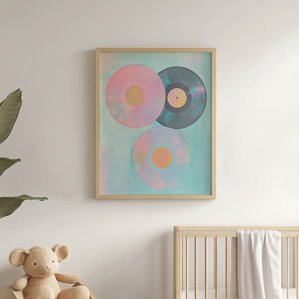 Melody of Colors -juliste Melody of Colors -juliste, 70x100 cm, kehystämätön, premium-kangas paarikehyksessä