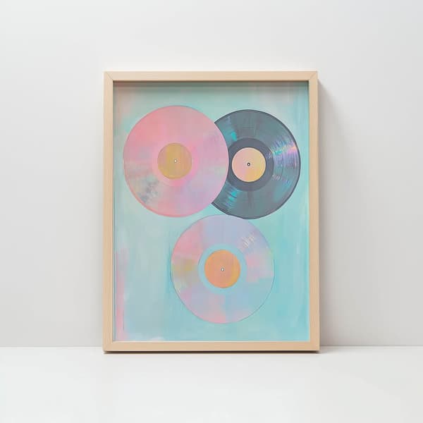 Melody of Colors -juliste Melody of Colors -juliste, 70x100 cm, kehystämätön, premium-kangas paarikehyksessä
