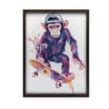 Miniatyrbild 2 av 11: Monkey Skateboarder Poster Monkey Skateboarder Poster, 60x90 cm, oinramad, 230 gsm matt papper
