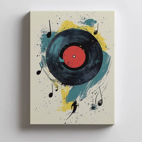 Melody of Chaos Poster Melody of Chaos Poster, 50x70 cm, mörkbrun träram, 230 gsm matt papper