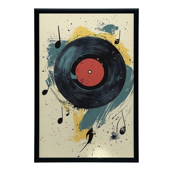 Melody of Chaos Poster Melody of Chaos Poster, 50x70 cm, mörkbrun träram, 230 gsm matt papper